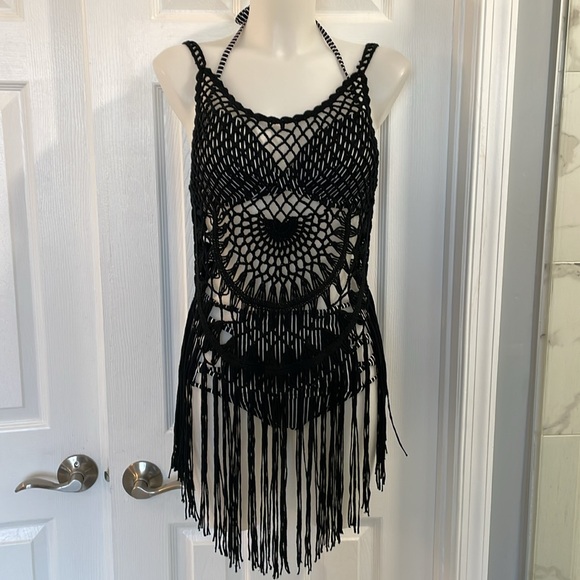 SHADE & SHORE UNDERWIRE TWIST FRONT TOP 34B HIGH WAIST BOTTOM SWIMSUIT SIZE S - Picture 14 of 15